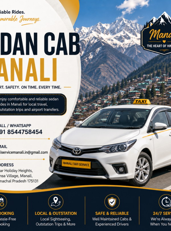 sedan cab manali