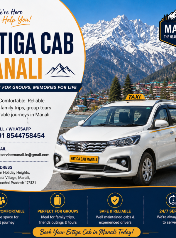 ertiga cab manali