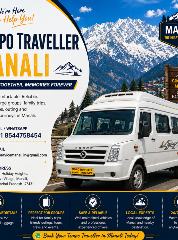 tempo traveller manali
