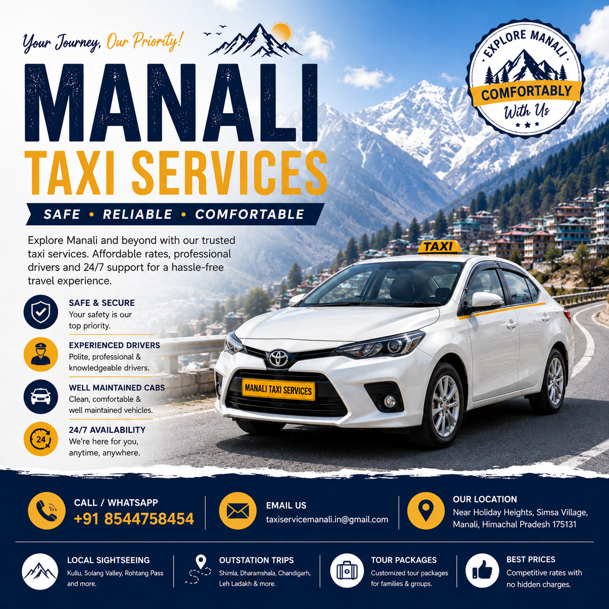 manali taxi services